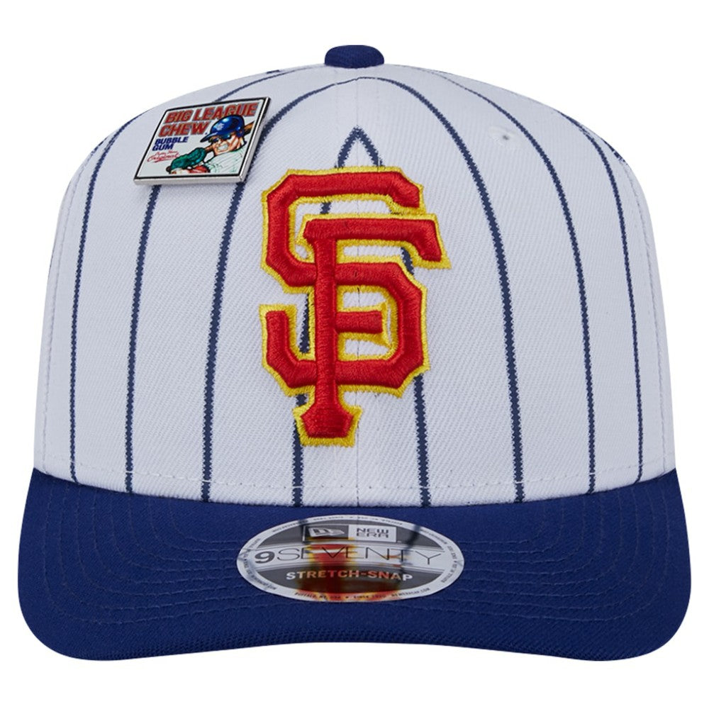 San Francisco Giants New Era 2024 Big League Chew Original 9SEVENTY Adjustable Hat - White/Royal Hats