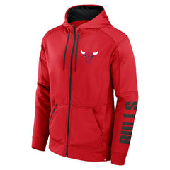 Chicago Bulls Baller Defender Performance Full-Zip Hoodie Red - Fanatics