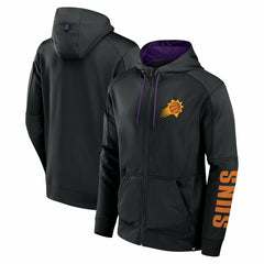 Phoenix Suns Baller Defender Performance Full-Zip Hoodie Black - Fanatics