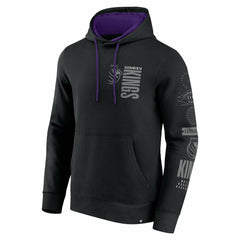 Sacramento Kings Game Time Crossover Pullover Hoodie Black - Fanatics