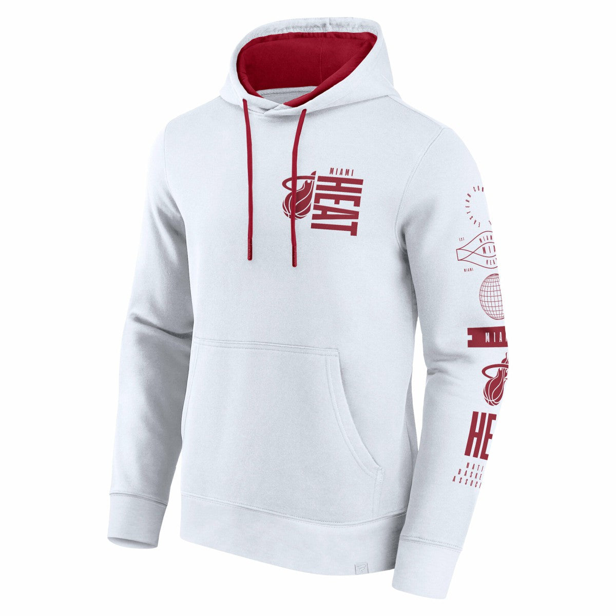 Miami Heat Game Time Crossover Pullover Hoodie White - Fanatics outlet