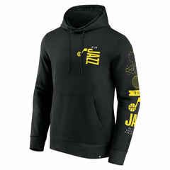 Utah Jazz Game Time Crossover Pullover Hoodie Black - Fanatics