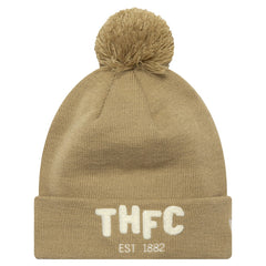 Tottenham Hotspur New Era Boucle Cuffed Knit Hat with Pom Tan - New Era for sale