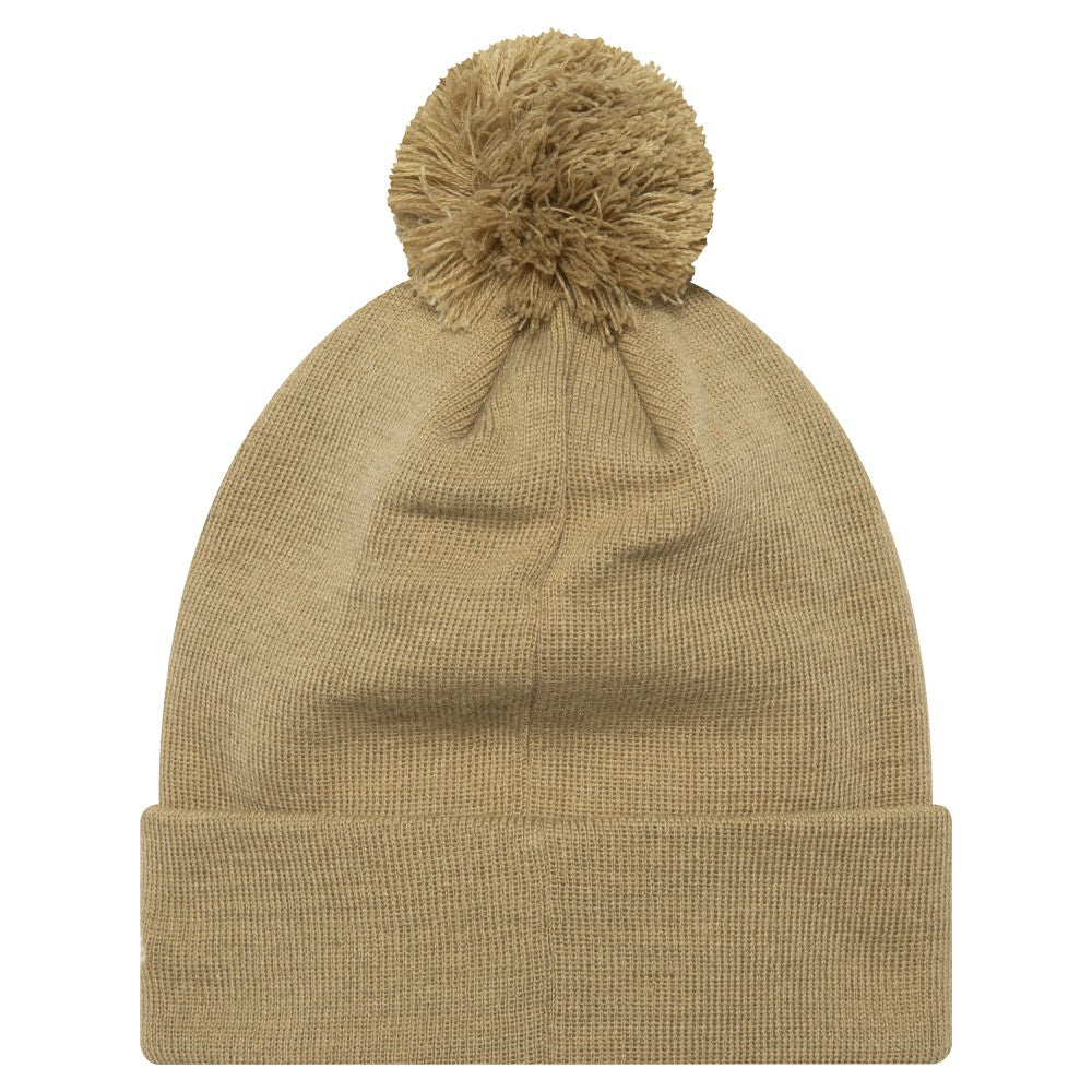 Tottenham Hotspur New Era Boucle Cuffed Knit Hat with Pom Tan - New Era for sale