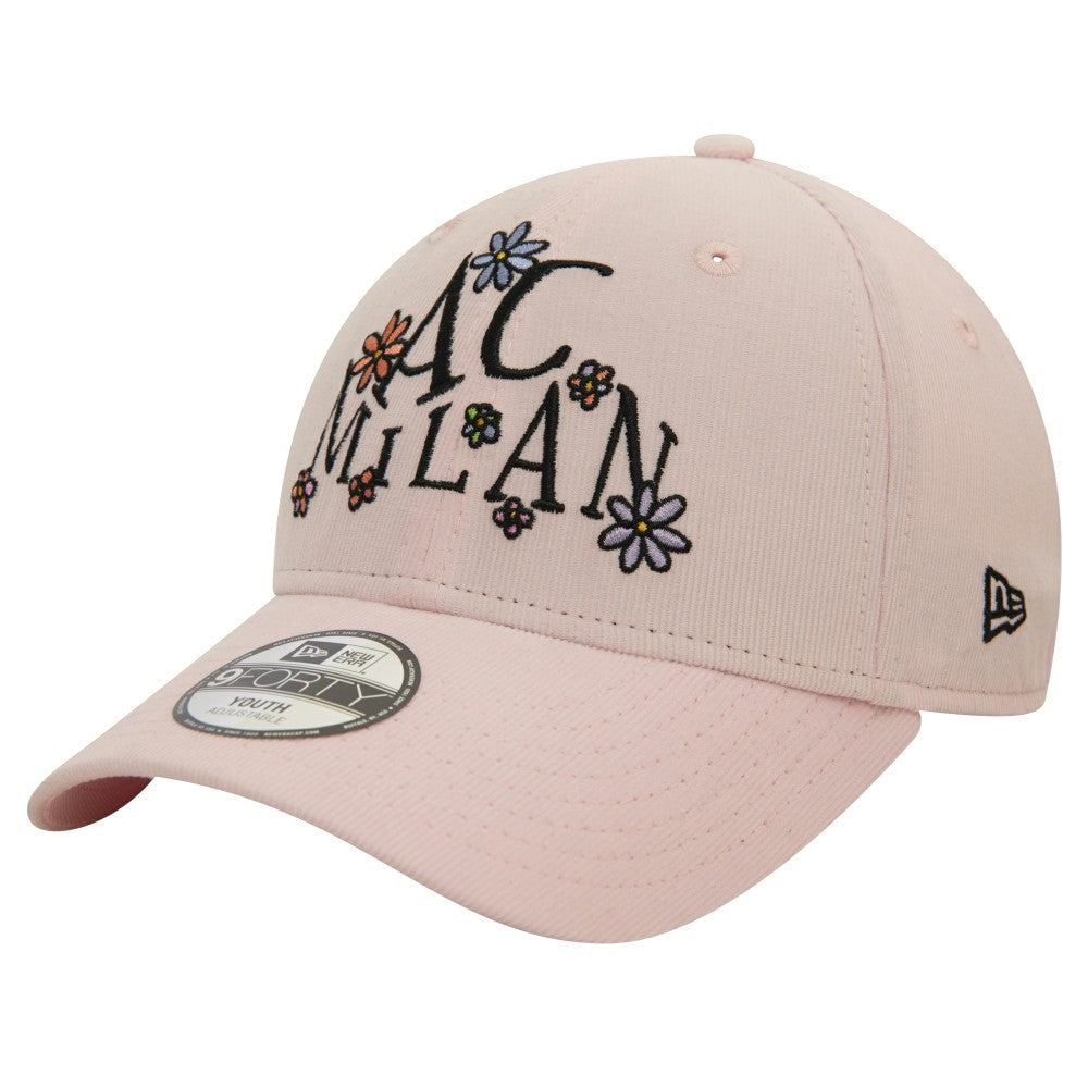 AC Milan New Era Youth Needle Corduroy 9FORTY Adjustable Hat Light Pink - New Era on sale