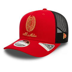 AC Milan New Era Heritage Gold Original Fit 9FIFTY Stretch-Snap Hat Red - New Era sale
