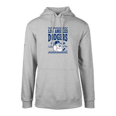Los Angeles Dodgers Levelwear  Podium Inaugural Pullover Hoodie - Gray Hoodies