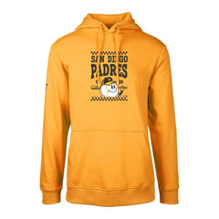 San Diego Padres Levelwear  Podium Inaugural Pullover Hoodie - Gold Hoodies