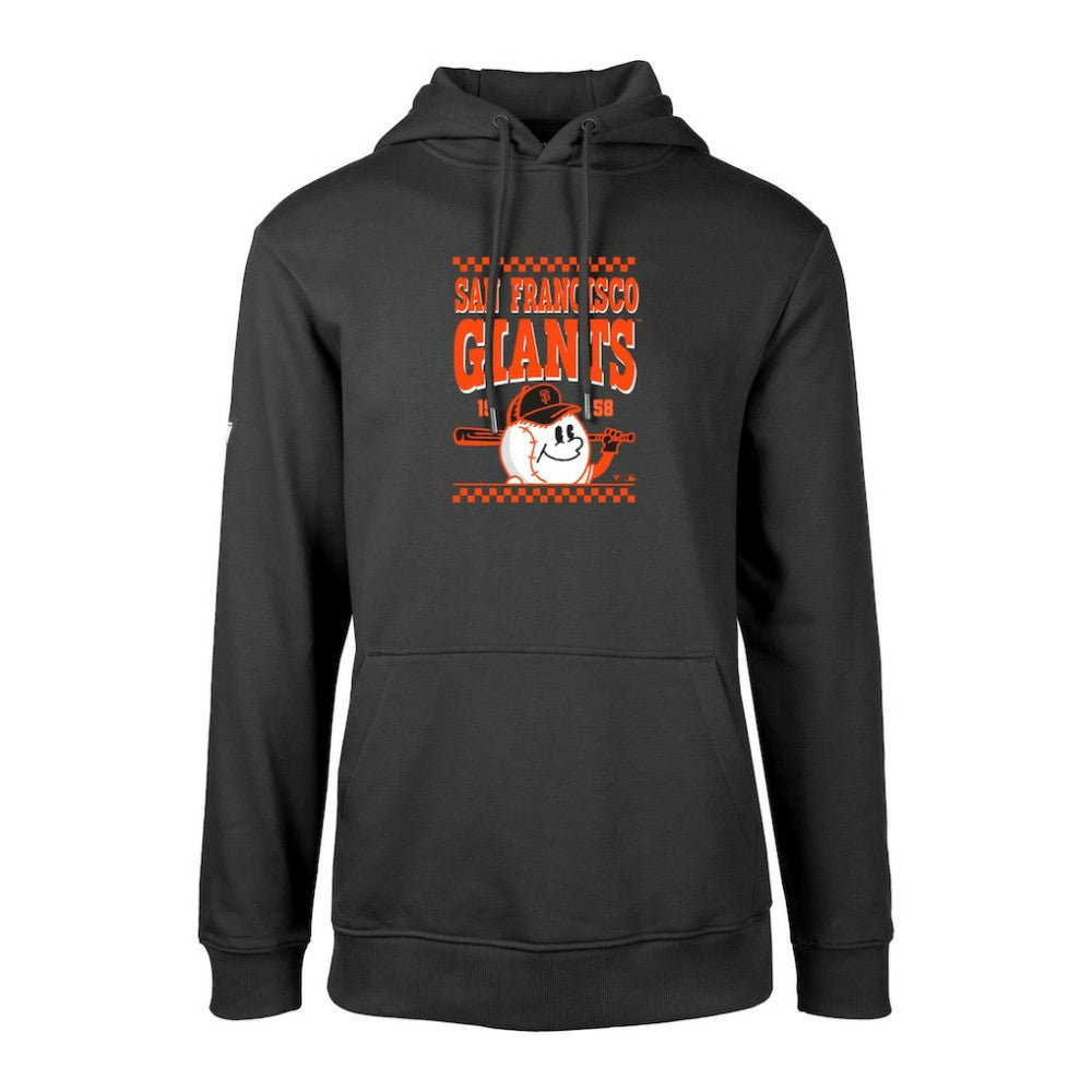 San Francisco Giants Levelwear  Podium Inaugural Pullover Hoodie - Black Hoodies