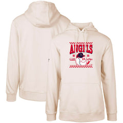 Los Angeles Angels Levelwear  Podium Inaugural Pullover Hoodie - Cream Hoodies