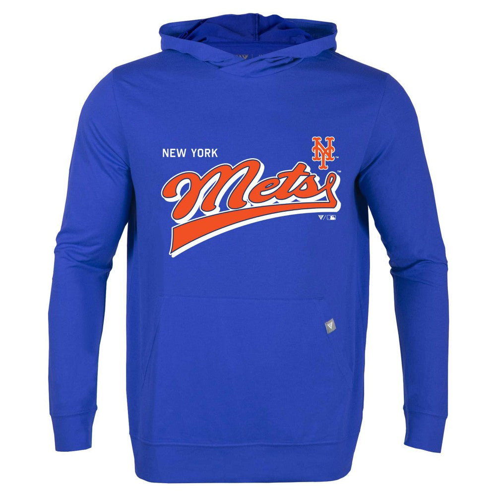 New York Mets Levelwear  Relay 2.0 Retro Pullover Hoodie - Royal Hoodies