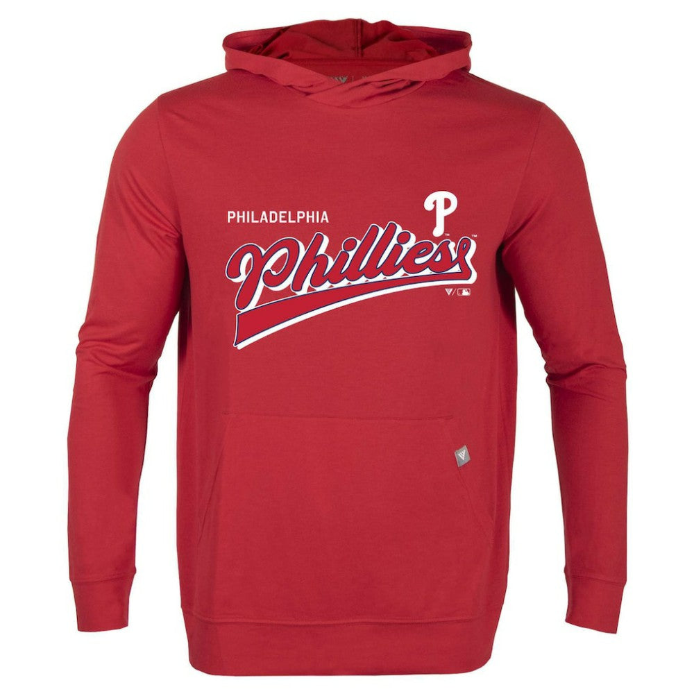 Philadelphia Phillies Levelwear  Relay 2.0 Retro Pullover Hoodie - Red Hoodies