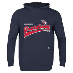 Cleveland Guardians Levelwear  Relay 2.0 Retro Pullover Hoodie - Navy Hoodies