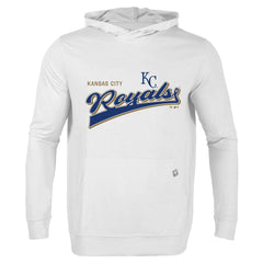 Kansas City Royals Levelwear  Relay 2.0 Retro Pullover Hoodie - White Hoodies