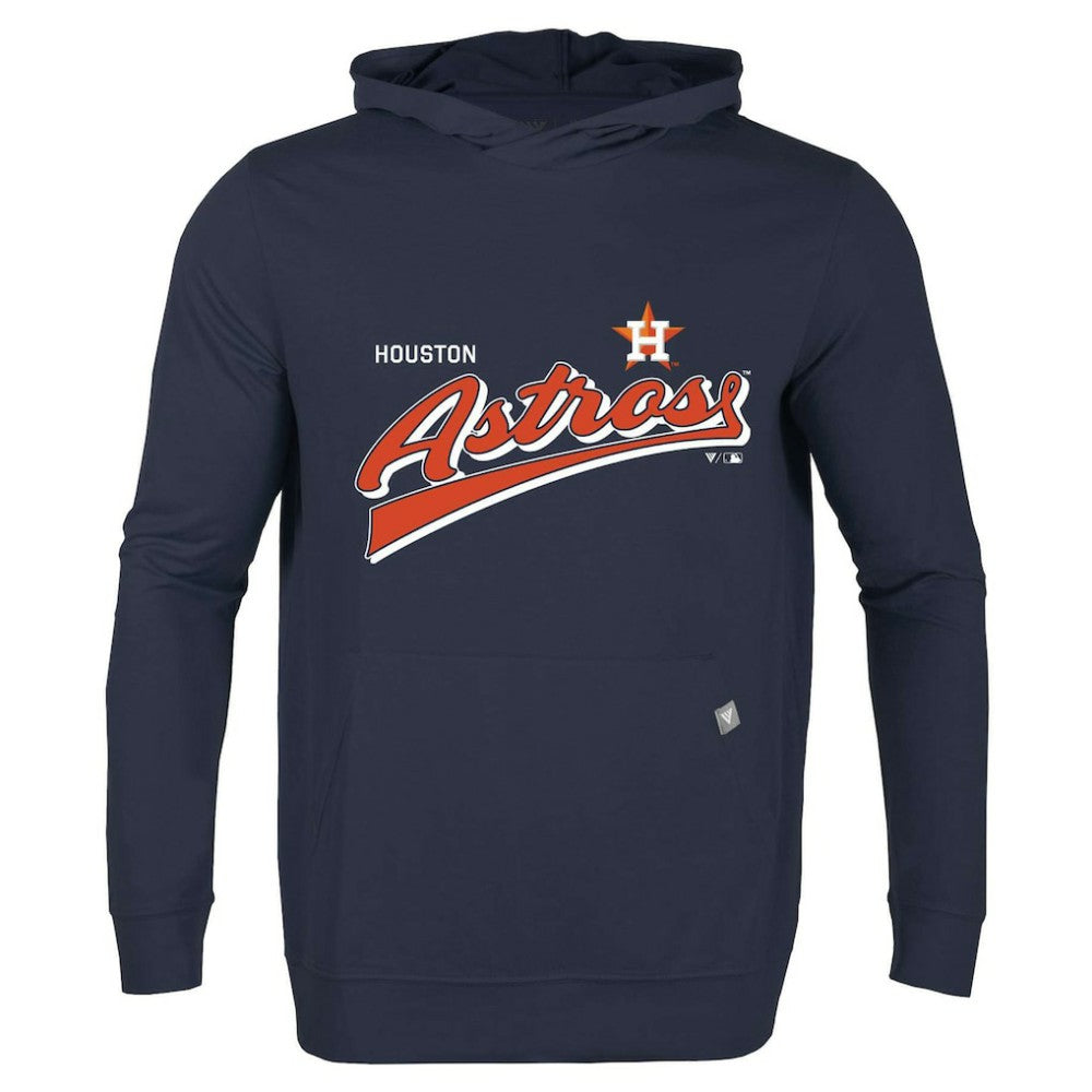 Houston Astros Levelwear  Relay 2.0 Retro Pullover Hoodie - Navy Hoodies