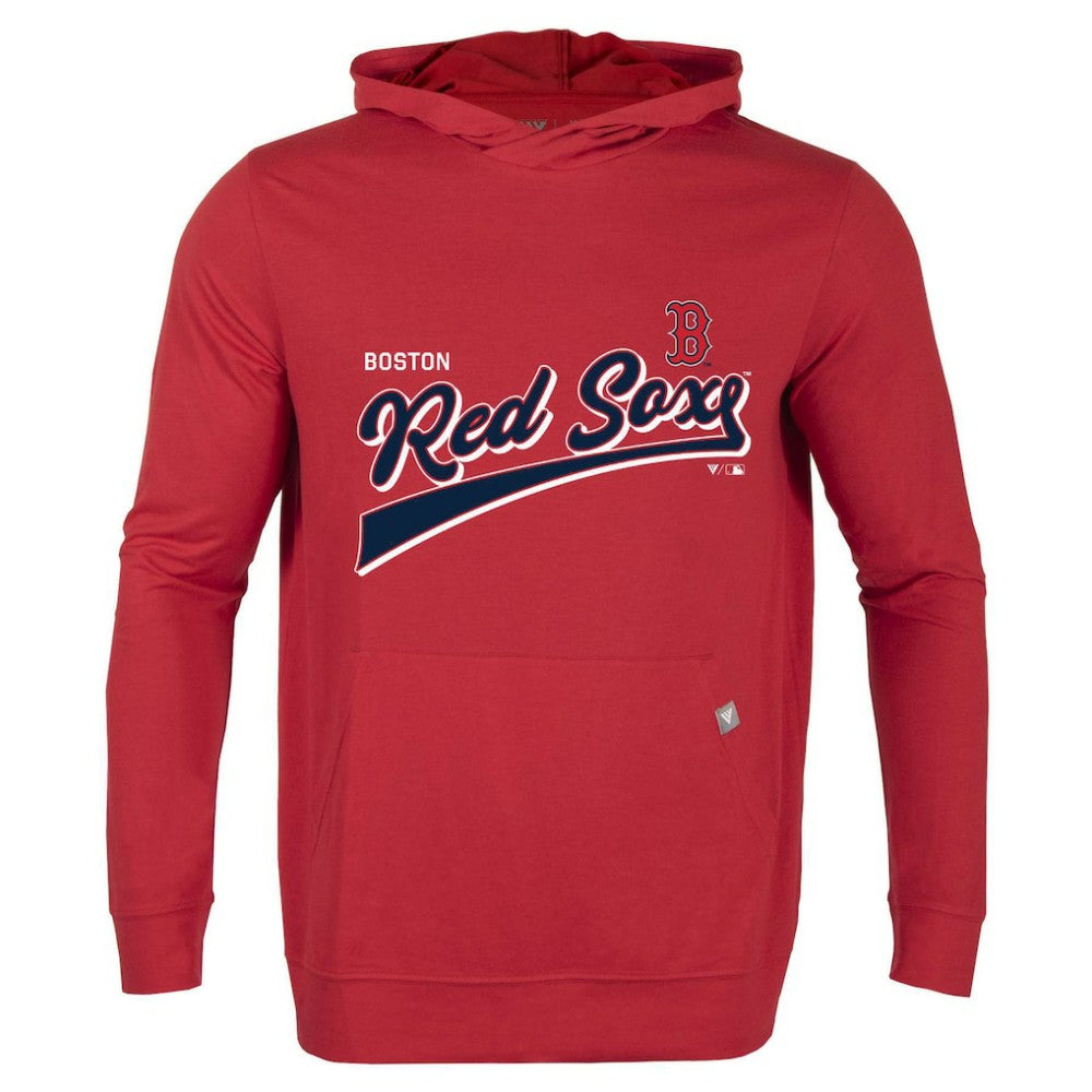 Boston Red Sox Levelwear  Relay 2.0 Retro Pullover Hoodie - Red Hoodies