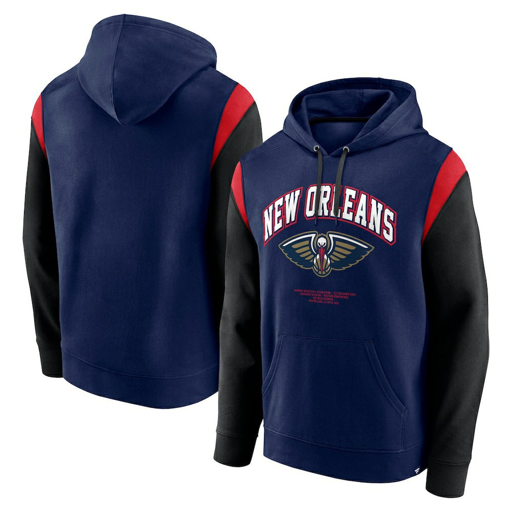 New Orleans Pelicans Scorer Pullover Hoodie Navy - Fanatics