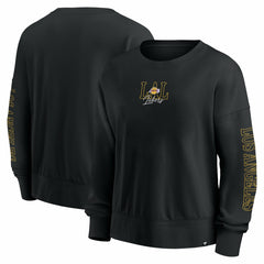 Los Angeles Lakers Women's Oversized Game Day Pullover Sweatshirt Black - Fanatics