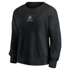 Golden State Warriors Women's Oversized Game Day Pullover Sweatshirt Black - Fanatics outlet