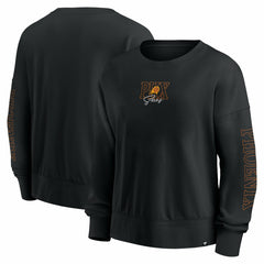 Phoenix Suns Women's Oversized Game Day Pullover Sweatshirt Black - Fanatics