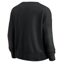 Chicago Bulls Women's Oversized Game Day Pullover Sweatshirt Black - Fanatics
