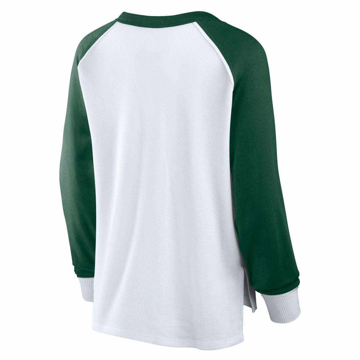Milwaukee Bucks Women's Open Lane Waffle Long Sleeve V-Neck T-Shirt White - Fanatics