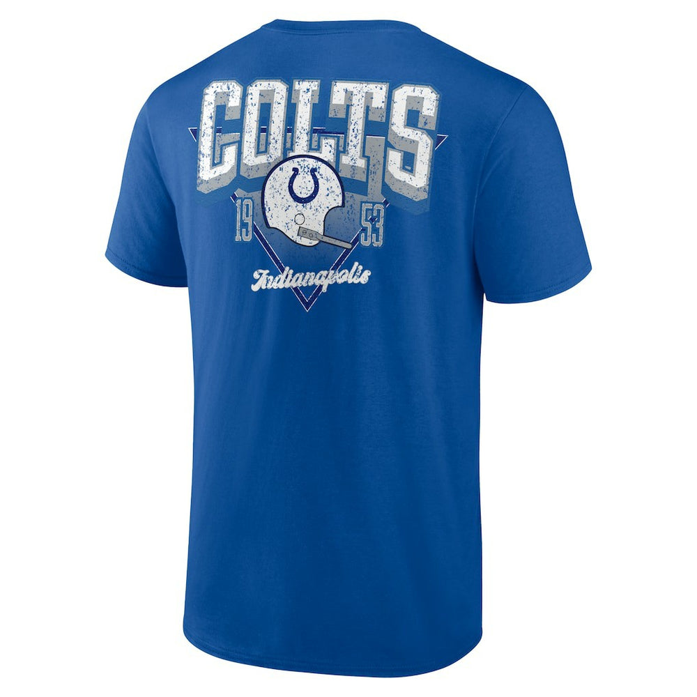 Indianapolis Colts Never Over T-Shirt - Royal T-shirts