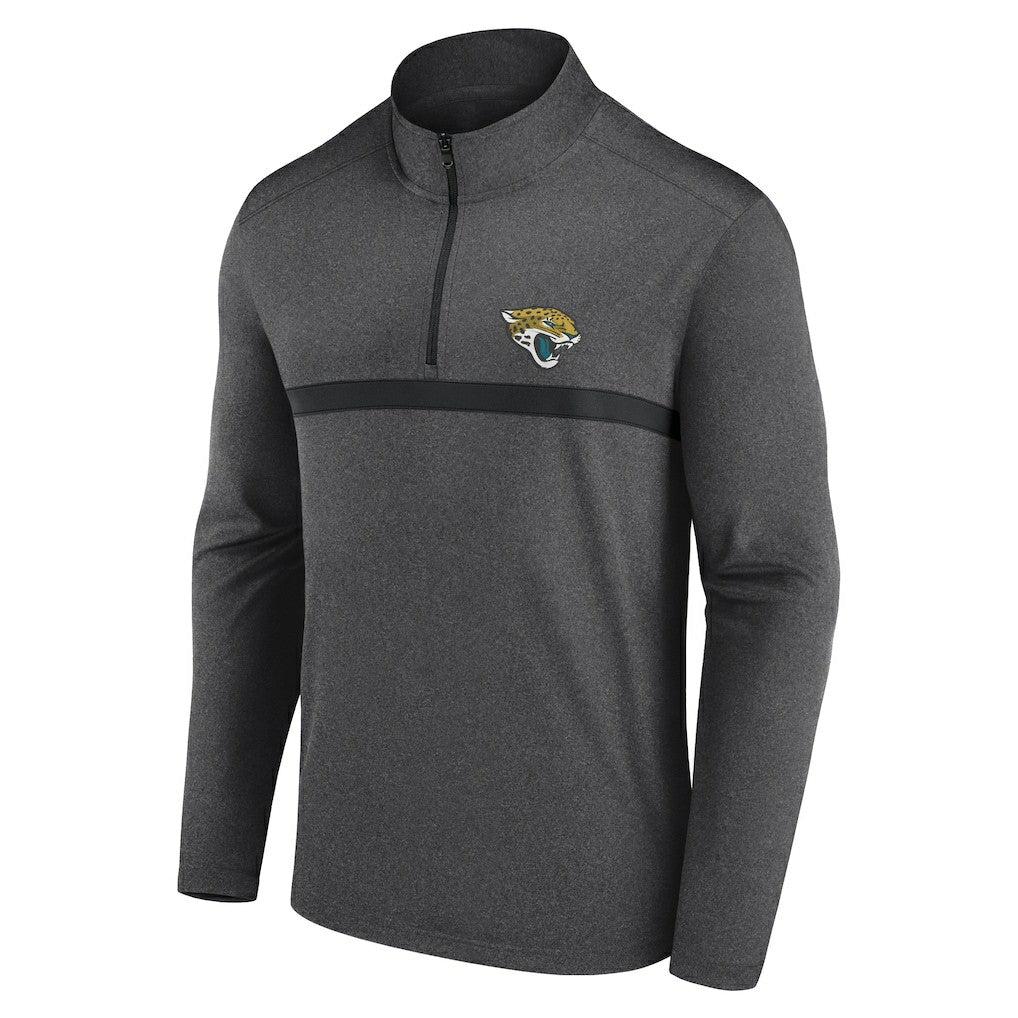 Jacksonville Jaguars Head-to-Head Quarter-Zip Pullover - Charcoal Pullover