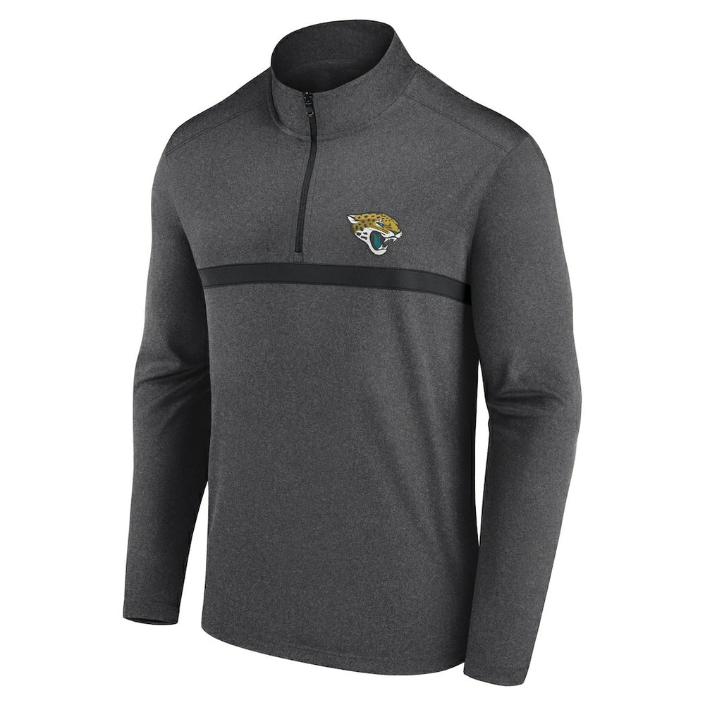 Jacksonville Jaguars Head-to-Head Quarter-Zip Pullover - Charcoal Pullover