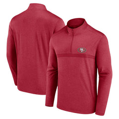 San Francisco 49ers Head-to-Head Quarter-Zip Pullover - Scarlet Pullover