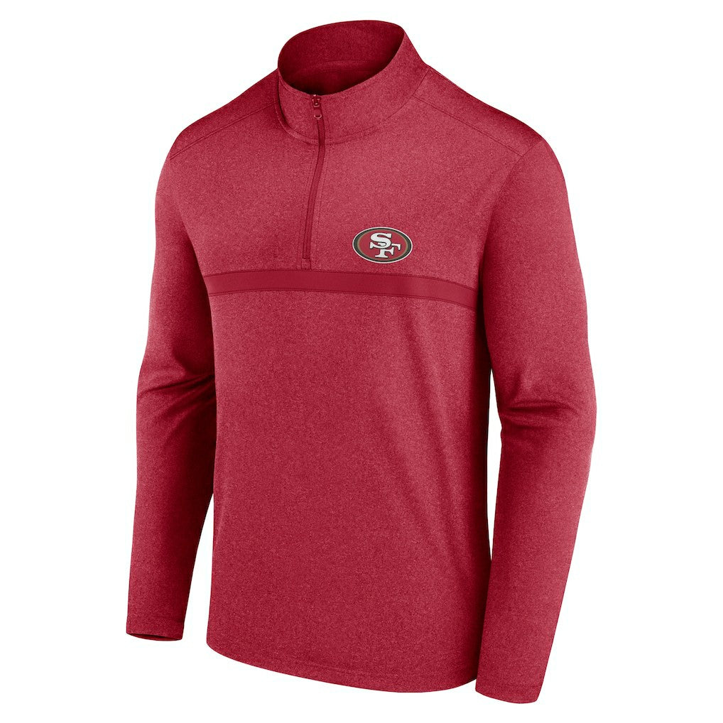 San Francisco 49ers Head-to-Head Quarter-Zip Pullover - Scarlet Pullover