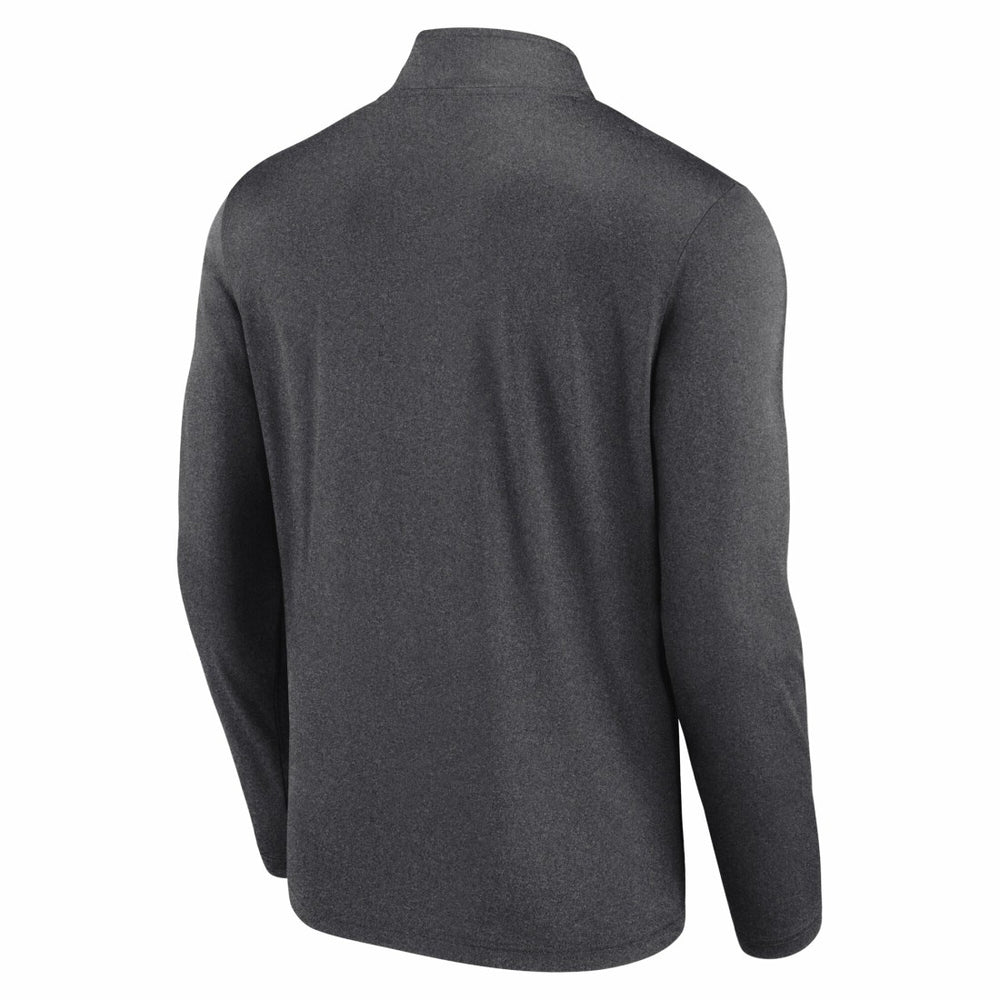 New York Jets Head-to-Head Quarter-Zip Pullover - Heather Charcoal Pullover