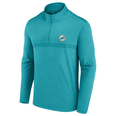 Miami Dolphins Head-to-Head Quarter-Zip Pullover - Aqua Pullover