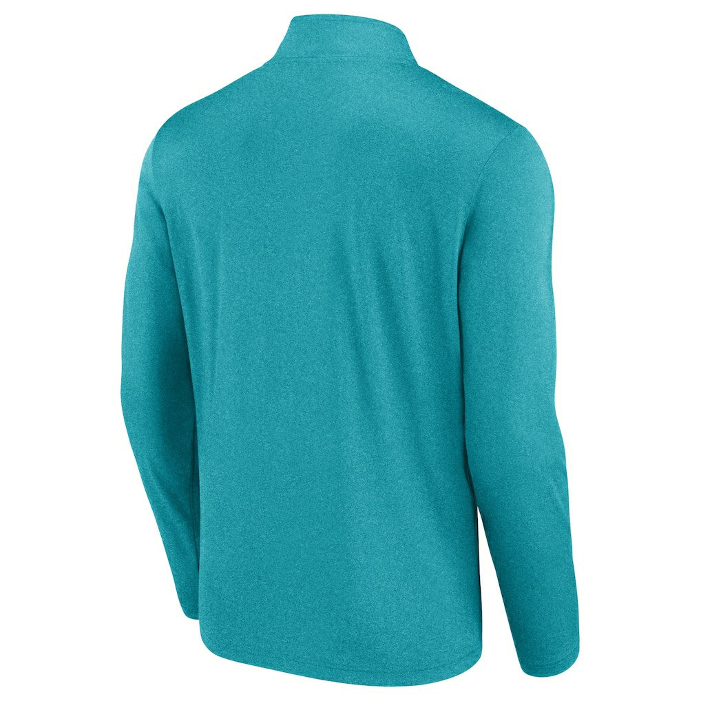 Miami Dolphins Head-to-Head Quarter-Zip Pullover - Aqua Pullover