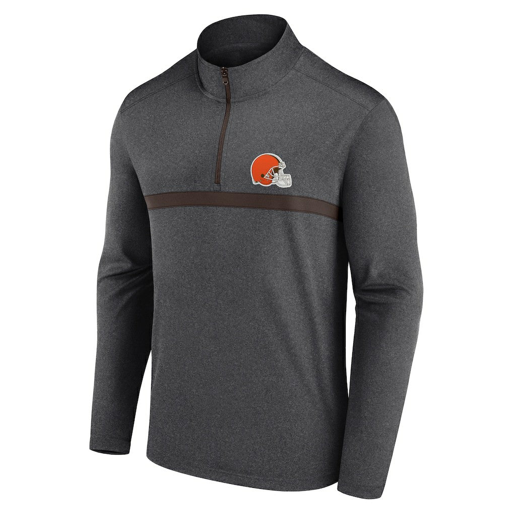 Cleveland Browns Head-to-Head Quarter-Zip Pullover - Charcoal Pullover