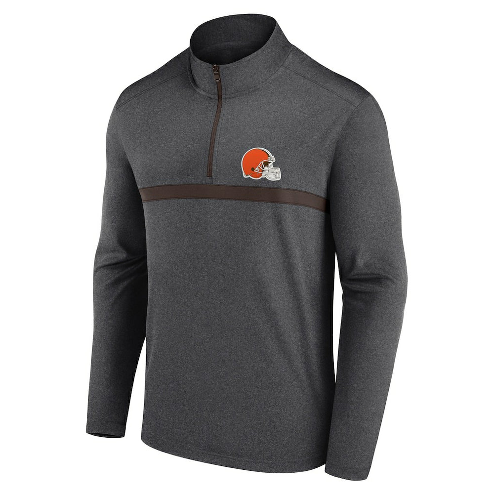 Cleveland Browns Head-to-Head Quarter-Zip Pullover - Charcoal Pullover