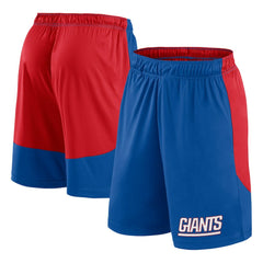 New York Giants Launch Shorts - Royal/Red Shorts
