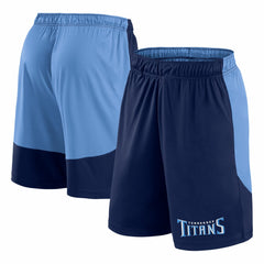 Tennessee Titans Launch Shorts - Navy/Light Blue Shorts