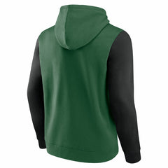 New York Jets Outline Pullover Hoodie - Green/Black Hoodies