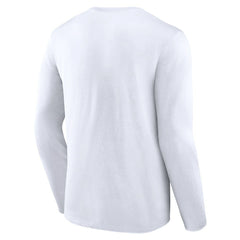 Brooklyn Nets Logo Athletic Vision Long Sleeve T-Shirt White outlet