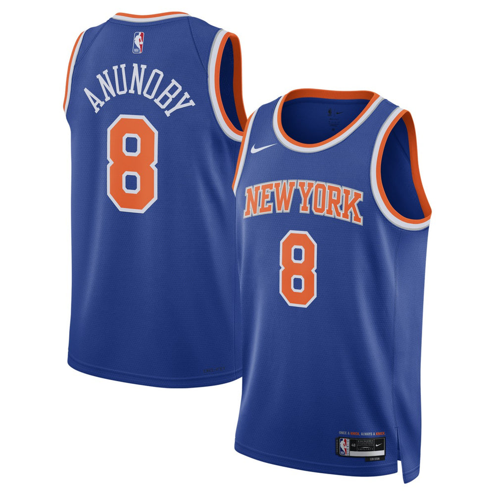 OG Anunoby New York Knicks Unisex Swingman Jersey Icon Edition Blue - Nike