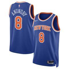 OG Anunoby New York Knicks Unisex Swingman Jersey Icon Edition Blue - Nike
