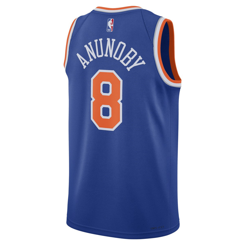 OG Anunoby New York Knicks Unisex Swingman Jersey Icon Edition Blue - Nike
