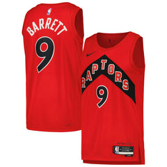 RJ Barrett Toronto Raptors Unisex Swingman Player Jersey Icon Edition Red - Nike