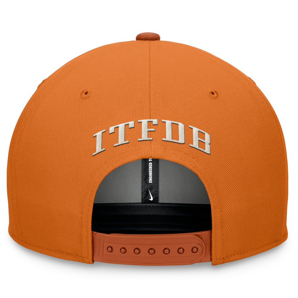 Los Angeles Dodgers Nike Pro Dunk Performance Snapback Hat - Orange Hats