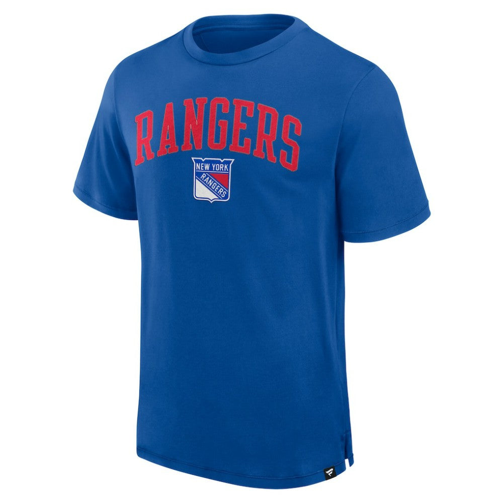 New York Rangers Fanatics Elevated Pima T-Shirt - Royal | US 201204296