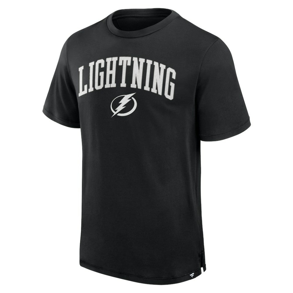 Tampa Bay Lightning Fanatics Elevated Pima T-Shirt - Black | US 201204303