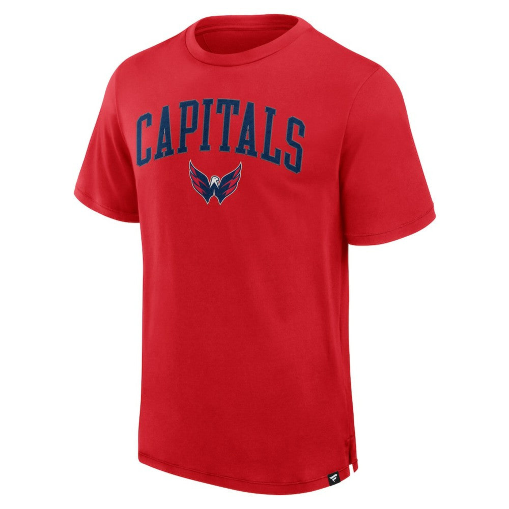 Washington Capitals Fanatics Elevated Pima T-Shirt - Red | US 201204317