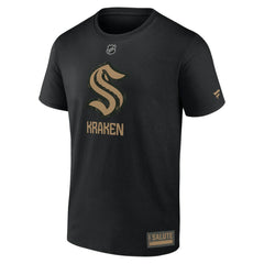Seattle Kraken Fanatics 2024 Military Appreciation T-Shirt - Black | US 201204596