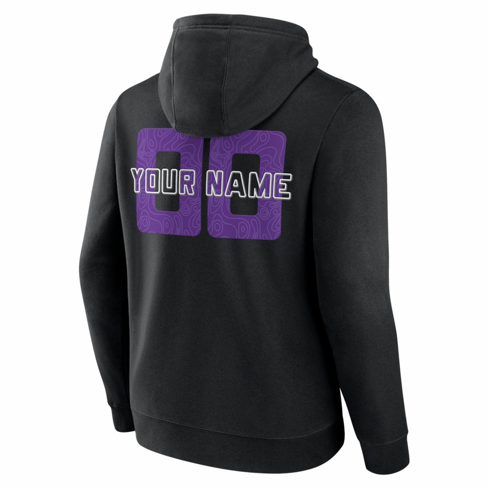 Sacramento Kings Custom Stellar Pullover Hoodie Black